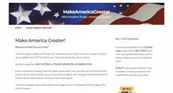 Desktop Screenshot of makeamericagreater.com